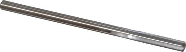 Hertel - 1/8" Solid Carbide 4 Flute Chucking Reamer - Straight Flute, 1/8" Straight Shank, 5/8" Flute Length, 2-1/4" OAL - USA Tool & Supply