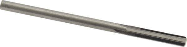 Hertel - 0.139" Solid Carbide 4 Flute Chucking Reamer - Straight Flute, 0.139" Straight Shank, 3/4" Flute Length, 2-1/2" OAL - USA Tool & Supply