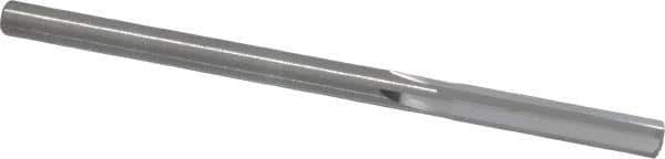 Hertel - 0.142" Solid Carbide 4 Flute Chucking Reamer - Straight Flute, 0.142" Straight Shank, 3/4" Flute Length, 2-1/2" OAL - USA Tool & Supply