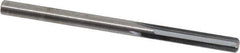 Hertel - 0.195" Solid Carbide 4 Flute Chucking Reamer - Straight Flute, 0.195" Straight Shank, 1" Flute Length, 3" OAL - USA Tool & Supply