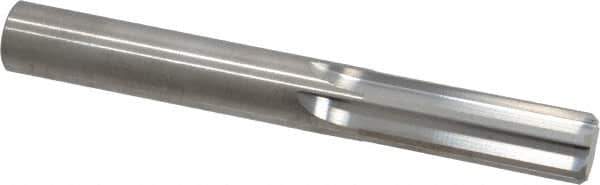 Hertel - 1/2" Solid Carbide 6 Flute Chucking Reamer - Straight Flute, 0.47" Straight Shank, 1-1/2" Flute Length, 4" OAL - USA Tool & Supply