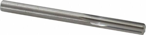 Hertel - 17/64" Solid Carbide 6 Flute Chucking Reamer - Straight Flute, Straight Shank, 1-1/8" Flute Length, 3-1/4" OAL - USA Tool & Supply