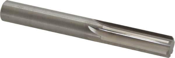 Hertel - 1/2" Solid Carbide 6 Flute Chucking Reamer - Straight Flute, Straight Shank, 1-1/2" Flute Length, 4" OAL - USA Tool & Supply