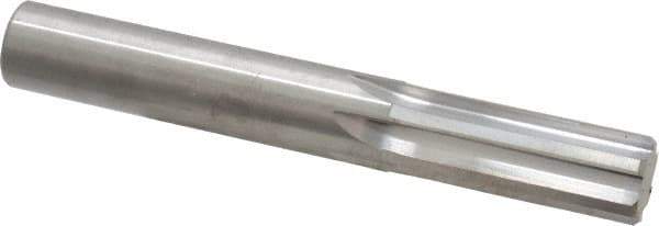 Hertel - 9/16" Solid Carbide Chucking Reamer - Straight Flute, Straight Shank, 1-1/2" Flute Length, 4" OAL - USA Tool & Supply