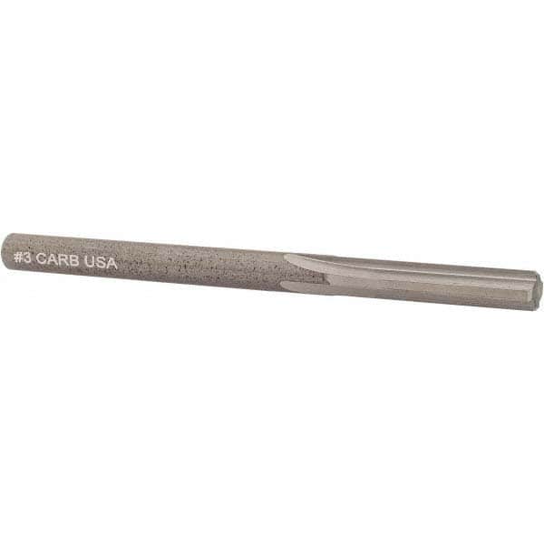 Hertel - #3 Solid Carbide 4 Flute Chucking Reamer - USA Tool & Supply