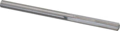 Hertel - #9 Solid Carbide 4 Flute Chucking Reamer - Straight Flute, Straight Shank, 1" Flute Length, 3" OAL - USA Tool & Supply