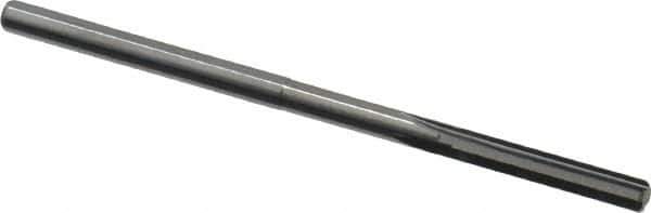 Hertel - #34 Solid Carbide 4 Flute Chucking Reamer - Straight Flute, Straight Shank, 5/8" Flute Length, 2-1/4" OAL - USA Tool & Supply