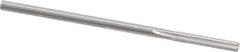 Hertel - #42 Solid Carbide 4 Flute Chucking Reamer - Straight Flute, Straight Shank, 1/2" Flute Length, 2" OAL - USA Tool & Supply