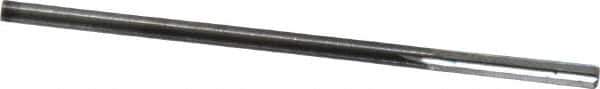 Hertel - #45 Solid Carbide 4 Flute Chucking Reamer - Straight Flute, Straight Shank, 1/2" Flute Length, 2" OAL - USA Tool & Supply