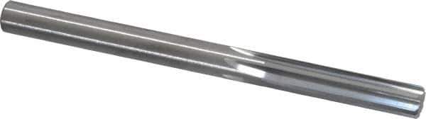 Hertel - Letter F Solid Carbide 6 Flute Chucking Reamer - Straight Flute, Straight Shank, 1-1/8" Flute Length, 3-1/4" OAL - USA Tool & Supply