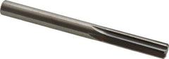 Hertel - Letter Q Solid Carbide 6 Flute Chucking Reamer - Straight Flute, Straight Shank, 1-1/4" Flute Length, 3-1/2" OAL - USA Tool & Supply