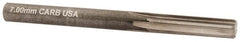 Hertel - 7mm Solid Carbide 6 Flute Chucking Reamer - USA Tool & Supply