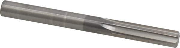 Hertel - 8mm Solid Carbide 6 Flute Chucking Reamer - Straight Flute, Straight Shank, 1-1/8" Flute Length, 3-1/4" OAL - USA Tool & Supply