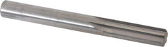 Hertel - 11mm Solid Carbide 6 Flute Chucking Reamer - Straight Flute, Straight Shank, 1-3/8" Flute Length, 4" OAL - USA Tool & Supply