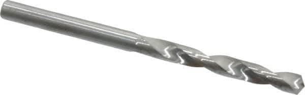 Hertel - #20 118° Solid Carbide Jobber Drill - Bright Finish, Right Hand Cut, Spiral Flute, Straight Shank, 2-1/2" OAL, Standard Point - USA Tool & Supply