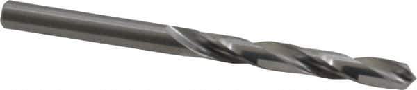 Hertel - #3 118° Solid Carbide Jobber Drill - Bright Finish, Right Hand Cut, Spiral Flute, Straight Shank, 3" OAL, Standard Point - USA Tool & Supply