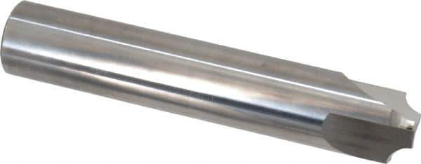 Hertel - 3/16" Radius, 3/4" Mill Diam, 3 Flute Solid Carbide Corner Rounding End Mill - Single End, Uncoated, 3/8" Tip Diam, 4" OAL, 3/4" Shank Diam - USA Tool & Supply