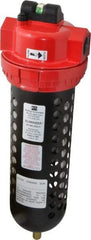 RTI Eliminizer - 3/4" 90 CFM Air Dryer/Filter Unit - Polycarbonate, 15-1/2" High x 5" Diam - USA Tool & Supply