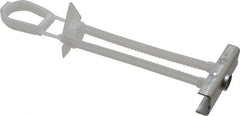 Toggler - 3/8" Screw, 6" Long, 3/8 to 2-1/2" Thick, Toggle Bolt Drywall & Hollow Wall Anchor - 3/8 - 16" Thread, 3/4" Drill, Uncoated, Stainless Steel, Grade 304, Use in Drywall - USA Tool & Supply