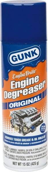 Gunk - Engine Cleaner/Degreaser - 15 oz Aerosol Can - USA Tool & Supply