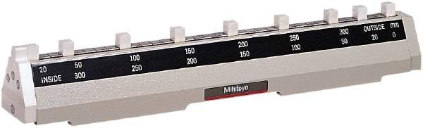 Mitutoyo - 0 to 300mm Caliper Checker - Horizontal and Vertical, Accurate to 0.005mm - USA Tool & Supply