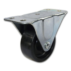 Rigid Top Plate Caster: Polypropylene, 3″ Wheel Dia, 1-1/4″ Wheel Width, 209 lb Capacity, 3-13/16″ OAH 2.4375″ Plate Length, 4.88″ Plate Width, No Brake