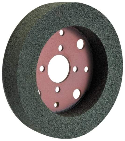 Norton - 6" Diam, 4" Hole Size, 1-1/4" Overall Thickness, 60 Grit, Type 2 Tool & Cutter Grinding Wheel - Medium Grade, Silicon Carbide, I Hardness, Vitrified Bond, 3,600 RPM - USA Tool & Supply