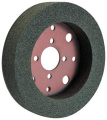 Norton - 6" Diam, 4" Hole Size, 1-1/4" Overall Thickness, 60 Grit, Type 2 Tool & Cutter Grinding Wheel - Medium Grade, Silicon Carbide, I Hardness, Vitrified Bond, 3,600 RPM - USA Tool & Supply