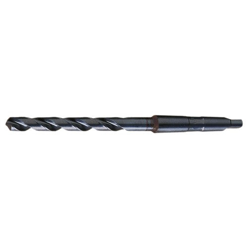 17/64 RHS / RHC HSS 118 Degree Radial Point General Purpose Taper Shank Drill - Steam Oxide - Exact Industrial Supply