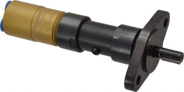 Ingersoll-Rand - 0.14 - 0.19 hp Reversible Air Actuated Motor - 44:1 Gear Ratio, 262 Max RPM, 1" Shaft Length, 6.6" OAL, 3/8" Shaft Diam - USA Tool & Supply
