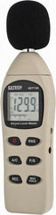 Extech - A and C Frequency Weight, LCD Display Sound Meter - 40 to 130 Decibels - USA Tool & Supply