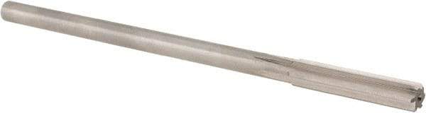 Alvord Polk - 0.3155" High Speed Steel 6 Flute Chucking Reamer - Straight Flute, 0.2792" Straight Shank, 1-1/2" Flute Length, 6" OAL - USA Tool & Supply