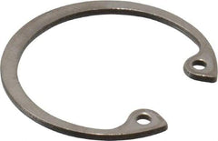 Rotor Clip - 0.042" Thick, Passivated Finish, Stainless Steel Snap Internal Retaining Ring - 0.046" Groove Width, 0.028" Groove Depth, 0.931" Groove Diam, Grade 15-7 Grade 632 - USA Tool & Supply