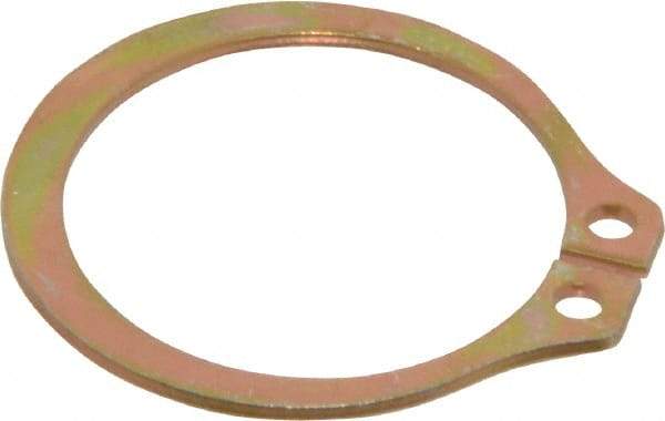 Rotor Clip - 23.88mm Groove Diam, 1" Shaft Diam, Cadmium-Plated Steel, Snap External Retaining Rings - 0.046" Groove Width, 0.03" Groove Depth, 0.042" Ring Thickness, Grade 1060-1090 - USA Tool & Supply