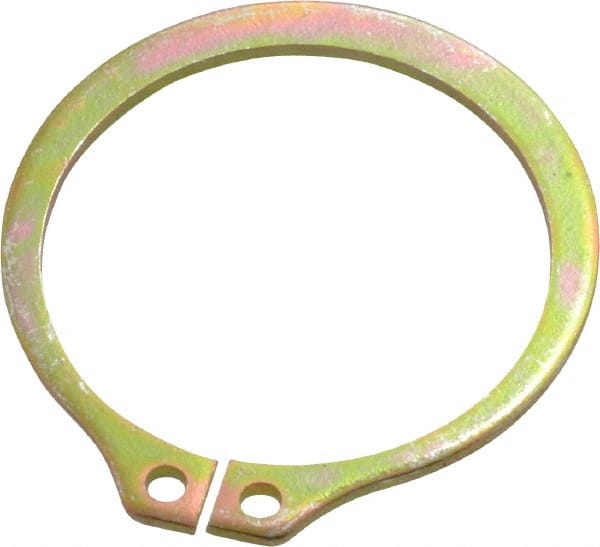 Rotor Clip - 13/16" Shaft Diam, 0.762" Groove Diam, Spring Steel External SH Style Retaining Ring - USA Tool & Supply