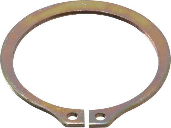 Rotor Clip - 32.79mm Groove Diam, 1-3/8" Shaft Diam, Cadmium-Plated Steel, Snap External Retaining Rings - 0.056" Groove Width, 0.042" Groove Depth, 0.05" Ring Thickness, Grade 1060-1090 - USA Tool & Supply