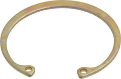 Rotor Clip - 0.05" Thick, Cadmium-Plated Finish, Steel Snap Internal Retaining Ring - 0.056" Groove Width, 0.047" Groove Depth, 1.594" Groove Diam, Grade 1060-1090 - USA Tool & Supply
