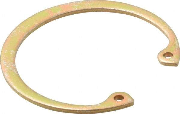 Rotor Clip - 0.062" Thick, Cadmium-Plated Finish, Steel Snap Internal Retaining Ring - 0.068" Groove Width, 0.05" Groove Depth, 1.725" Groove Diam, Grade 1060-1090 - USA Tool & Supply