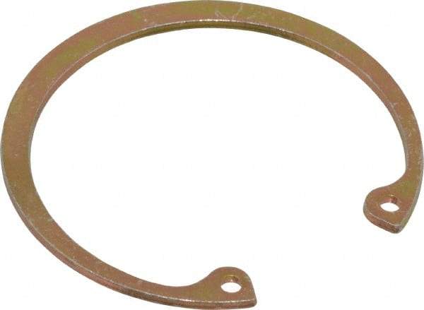 Rotor Clip - 0.062" Thick, Cadmium-Plated Finish, Steel Snap Internal Retaining Ring - 0.068" Groove Width, 0.057" Groove Depth, 1.989" Groove Diam, Grade 1060-1090 - USA Tool & Supply