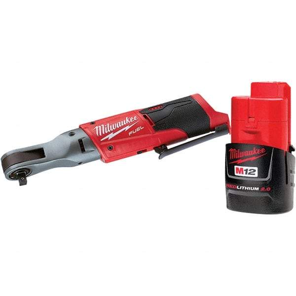 Milwaukee Tool - Cordless Impact Wrenches & Ratchets Voltage: 12.0 Drive Size (Inch): 3/8 - USA Tool & Supply