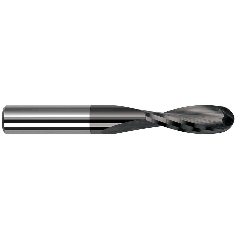 Harvey Tool - Ball End Mills; Mill Diameter (Inch): 1/2 ; Mill Diameter (Decimal Inch): 0.5000 ; Number of Flutes: 2 ; Length of Cut (Inch): 1-1/2 ; Length of Cut (Decimal Inch): 1.5000 ; Material: Solid Carbide - Exact Industrial Supply