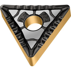 Turning Insert:  TNMG222-FP5 WPP10G,  Solid Carbide TiCN, Al2O3 & TiN Finish,  Neutral,  0.4330″ Long,  1/4″ Inscribed Circle,  0.0310″ Corner Radius,  60.0 &deg N/A Triangle,  Series  TNMG-FP5