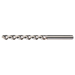 #37 RHS / RHC HSS 118 Degree Radial Point High Helix Taper Length Drill - Bright - Exact Industrial Supply