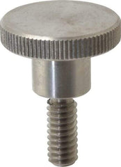 KIPP - 24mm Head, Knurled Knob - Threaded Stem, Stainless Steel - USA Tool & Supply