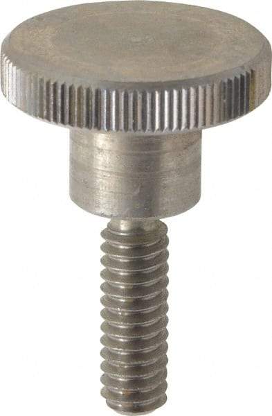 KIPP - 24mm Head, Knurled Knob - Threaded Stem, Stainless Steel - USA Tool & Supply