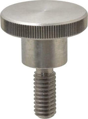 KIPP - 30mm Head, Knurled Knob - Threaded Stem, Stainless Steel - USA Tool & Supply