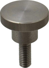 KIPP - 36mm Head, Knurled Knob - Threaded Stem, Stainless Steel - USA Tool & Supply