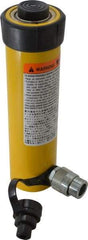 Enerpac - 15 Ton, 6" Stroke, 18.85 Cu In Oil Capacity, Portable Hydraulic Single Acting Cylinder - 3.14 Sq In Effective Area, 10.69" Lowered Ht., 16.69" Max Ht., 2" Cyl Bore Diam, 1.625" Plunger Rod Diam, 10,000 Max psi - USA Tool & Supply