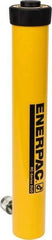 Enerpac - 15 Ton, 14" Stroke, 43.98 Cu In Oil Capacity, Portable Hydraulic Single Acting Cylinder - 3.14 Sq In Effective Area, 18.69" Lowered Ht., 32.69" Max Ht., 2" Cyl Bore Diam, 1.625" Plunger Rod Diam, 10,000 Max psi - USA Tool & Supply