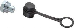Enerpac - 3/8 NPTF Hydraulic Hose High-Flow Male Coupler - 10,000 psi - USA Tool & Supply